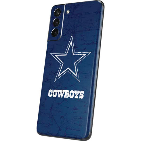 NFL Dallas Cowboys Distressed Galaxy S21 Plus 5G Skin